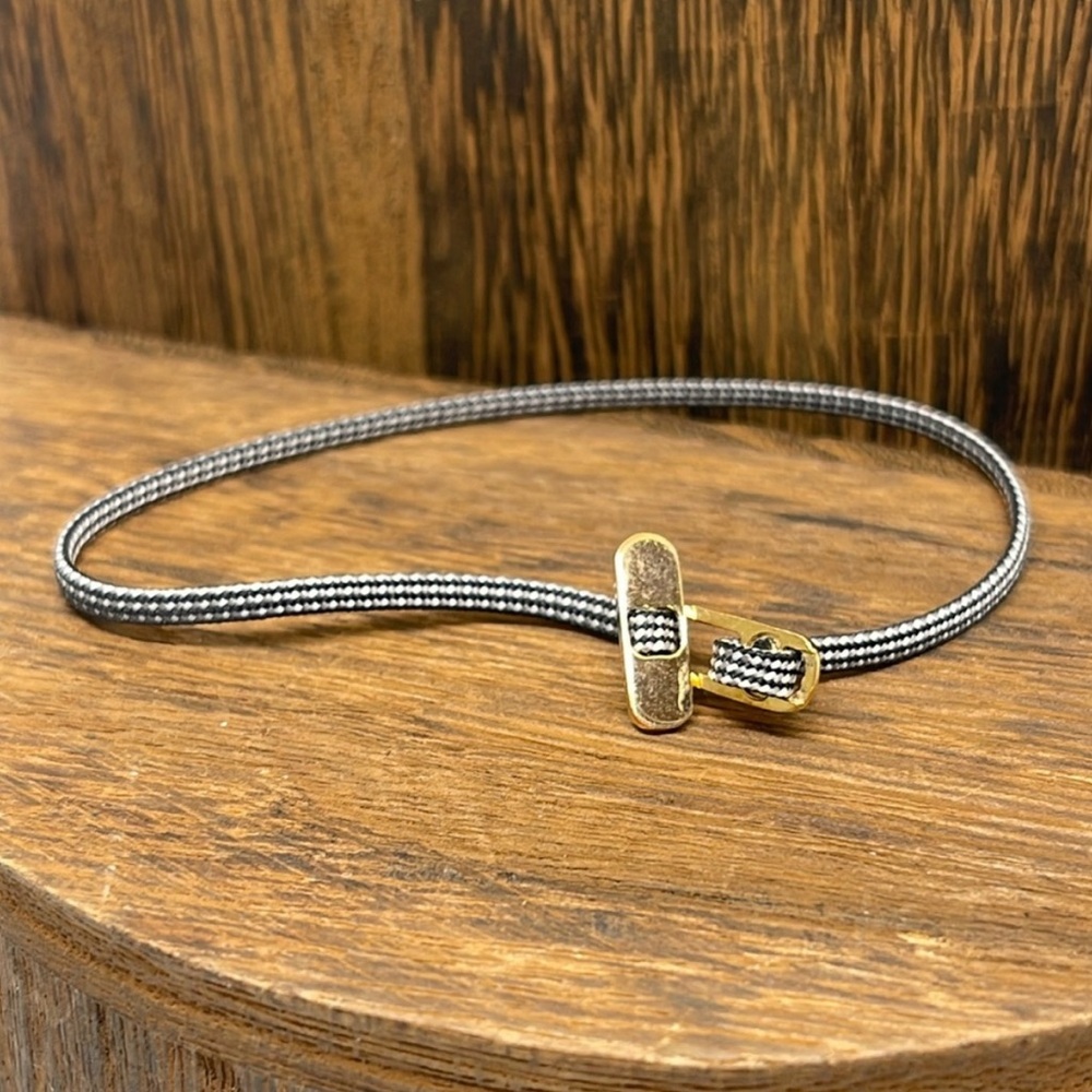 Miansai Metric 2.5mm Rope Bracelet Black/Grey
